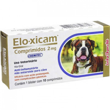 Eloxican Anti-Inflamatório para Cães - 2 mg